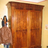 Restauration d'une armoire Louis-Philippe